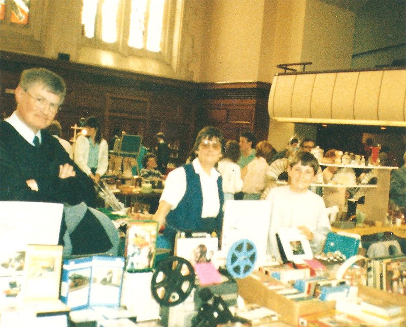 Roger, Jill and Phil at a film convention - 1984