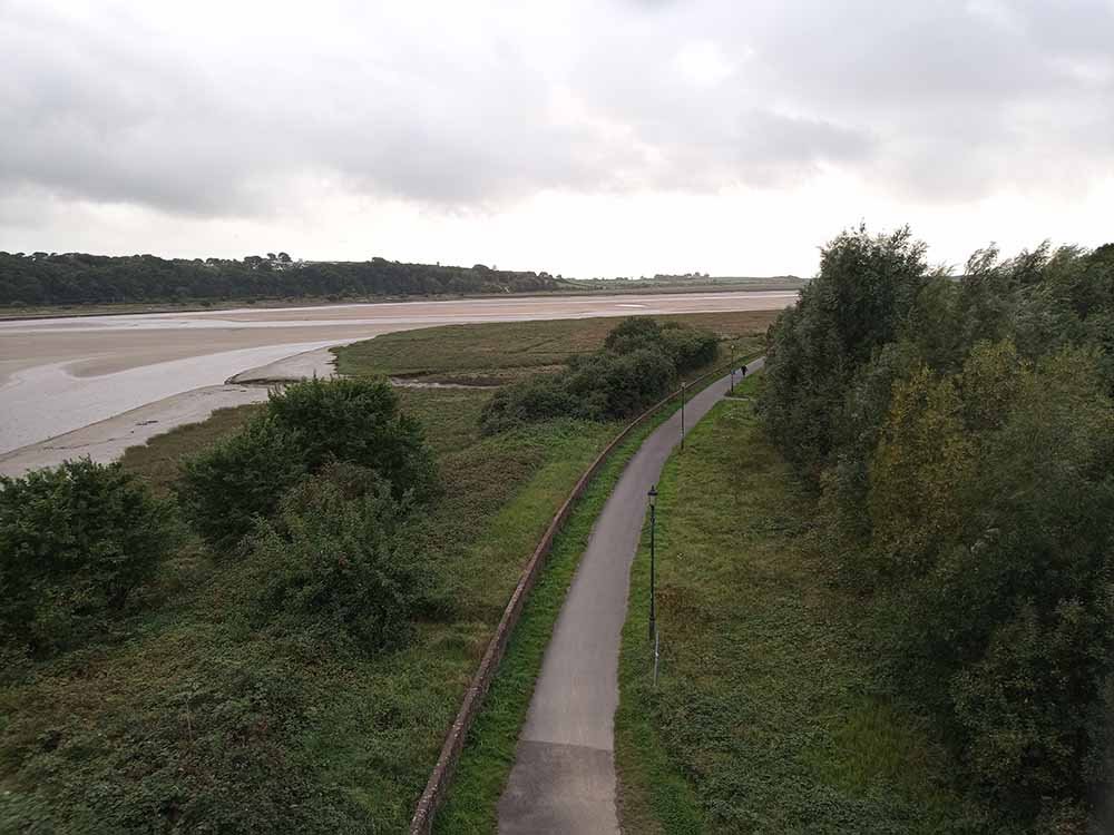 The start of the Tarka Trail, which is now a cycle track. 