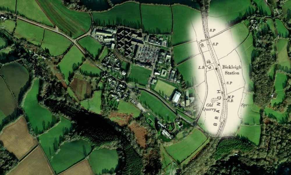 Bickleigh Station, just to the east of the village. 
