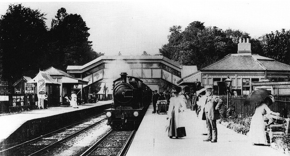 Yelverton Station in 1883