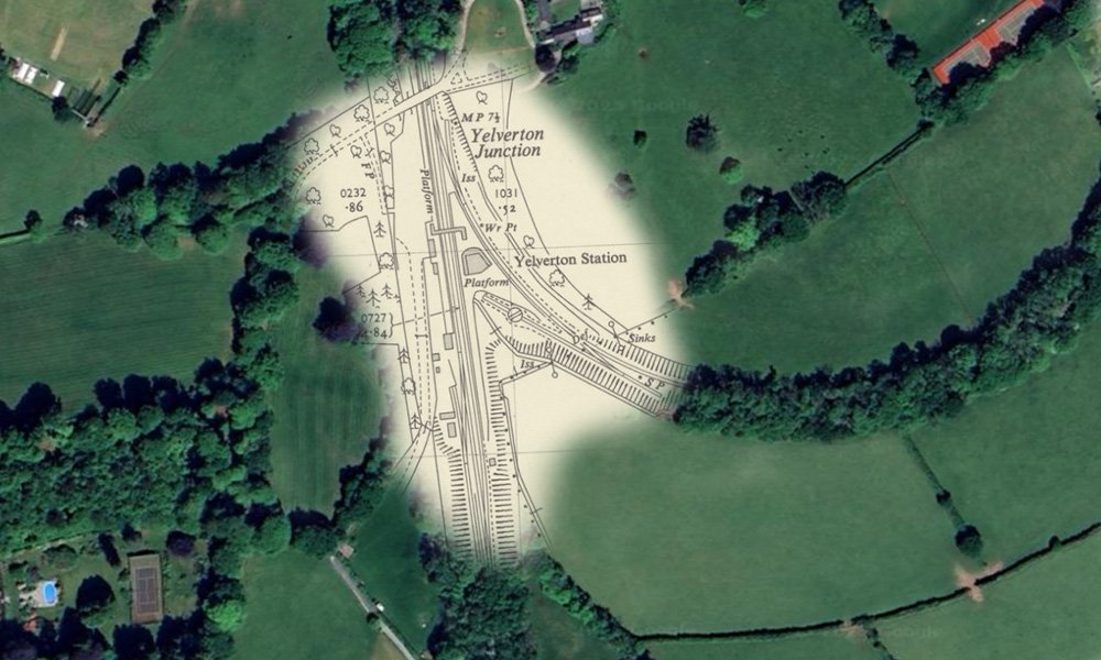 Yelverton Station where the station used to be