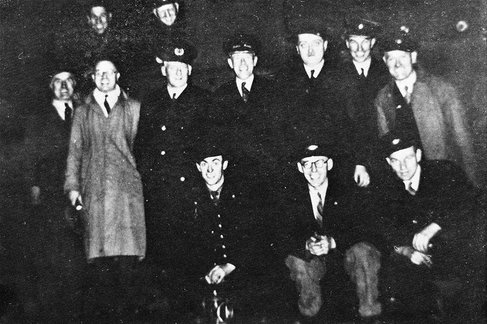 Princetown Branch Line staff on the last day