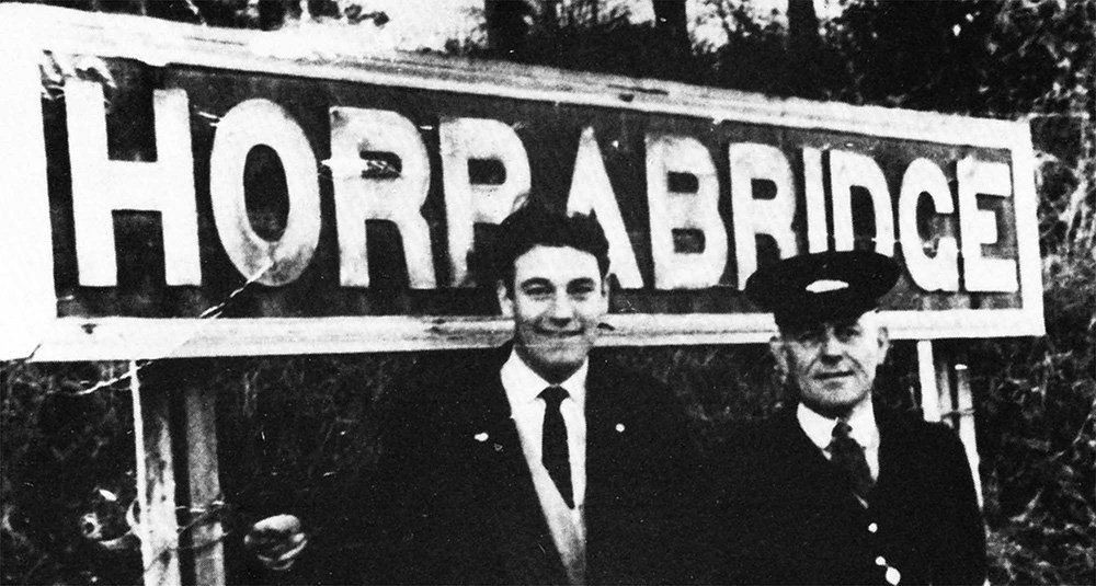 The staff at Horrabridge Station