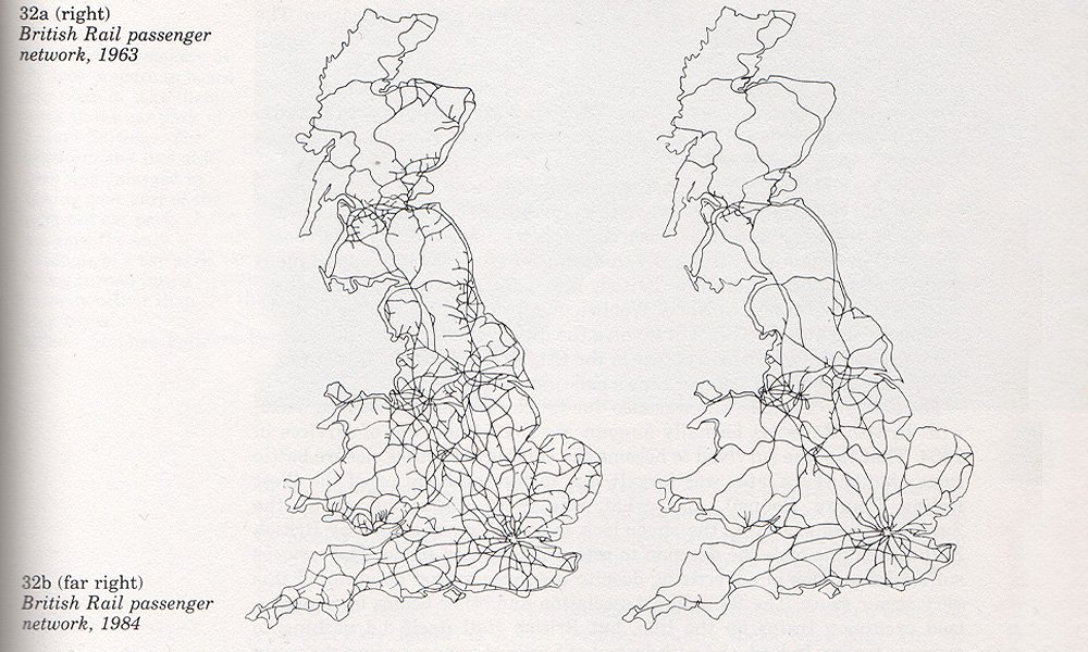 The railways, before and after Dr Beeching