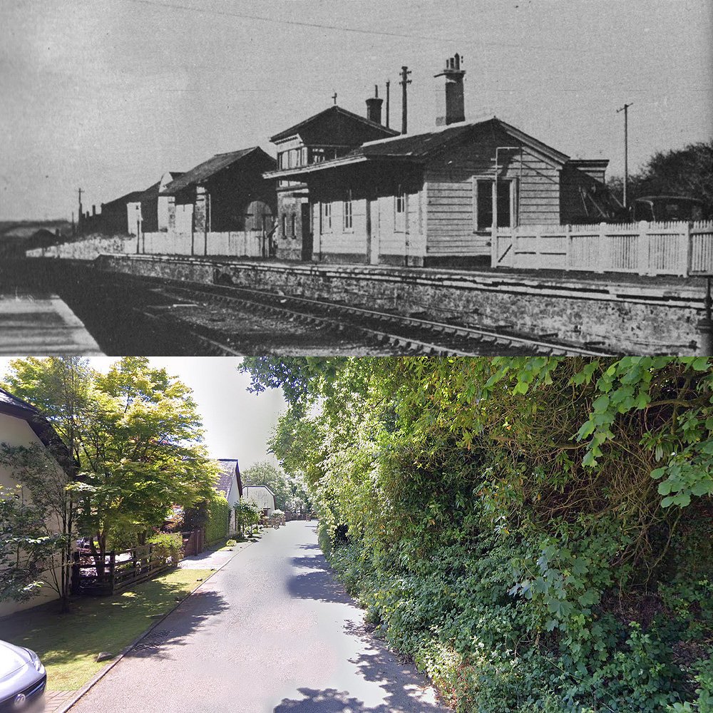 Horrabridge station, then and now