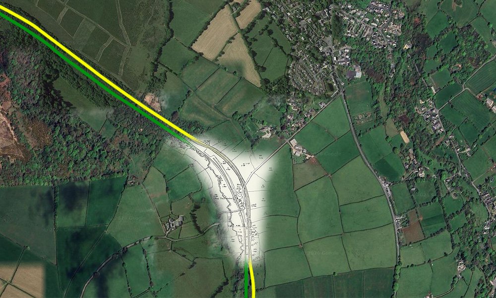 Mary Tavy Station Map
