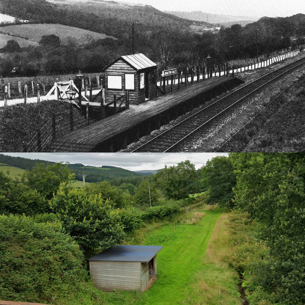 Liddton Halt Than and Now
