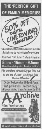 Cine To Video advert