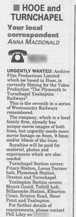 Looking for footage